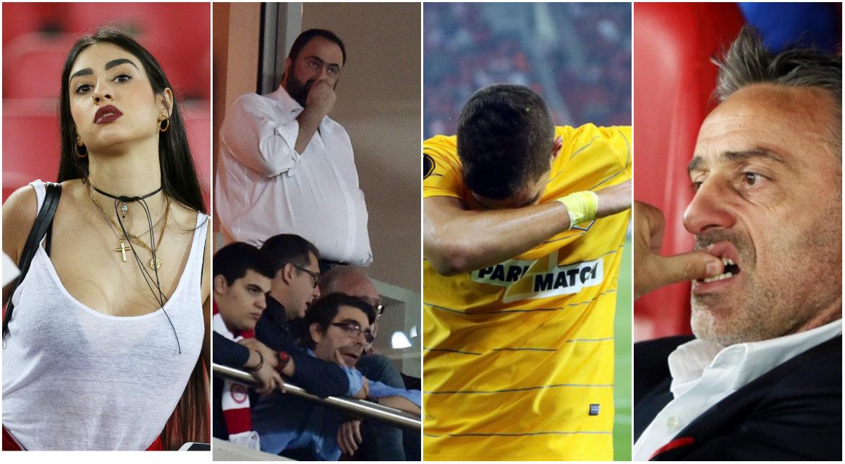 Photostory με όσα συνέβησαν στον αγώνα του Ολυμπιακού με τον ΑΠΟΕΛ. Η ερυθρόλευκη απογοήτευση, η χαρά των "γαλαζοκιτρίνων" και οι... ομορφιές στο "Καραϊσκάκης"