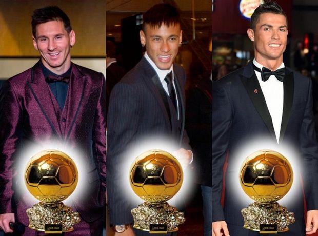 Οι Λιονέλ Μέσι, Κριστιάνο Ρονάλντο και Νεϊμάρ είναι οι τρεις υποψήφιοι για τον τίτλο της Χρυσής Μπάλας το 2015, όπως ανακοίνωσε επίσημα η FIFA. Μπείτε και ψηφίστε τον κορυφαίο!