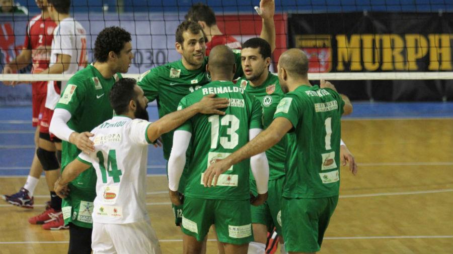Οι "πράσινοι" κέρδισαν 3-0 σετ τη Νέα Σαλαμίνα και οδηγούν την κούρσα του πρωταθλήματος στο τέλος του πρώτου γύρου