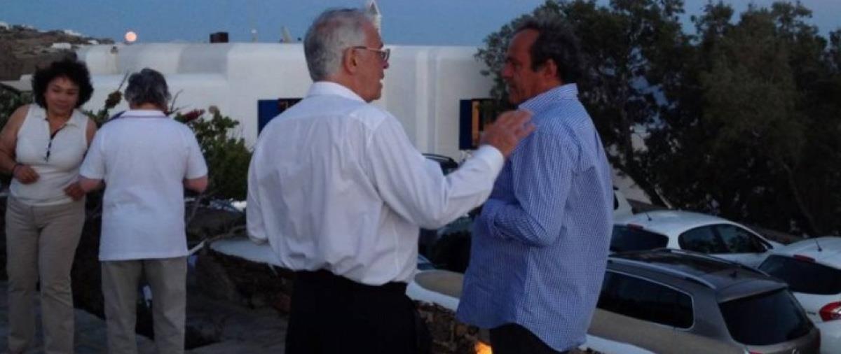 Στους εκλεκτούς καλεσμένους της οικογένειας Θεοδωρίδη ήταν ο πρώην πρόεδρος της UEFA