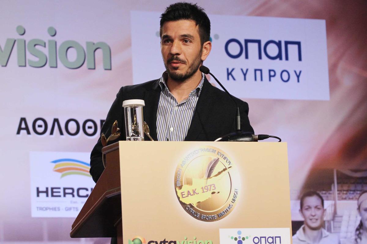 Ο Ολυμπιονίκης σκοπευτής ψηφίστηκε από τα μέλη της Ένωσης Αθλητικογράφων Κύπρου στους πέντε καλύτερους αθλητές για το 2015