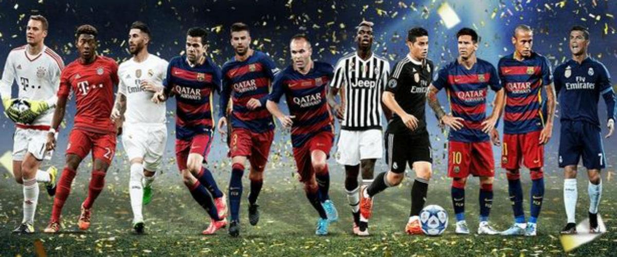 Ο κόσμος ψήφισε στο σάιτ της UEFA για την αγαπημένη του 11άδα για το 2015 και αποκαλύφθηκαν τα ονόματα που την απαρτίζουν. 4-3-3 το σύστημα και 11 παίκτες που κάθε προπονητής θα ονειρευόταν να έχει υπό τις οδηγίες του.