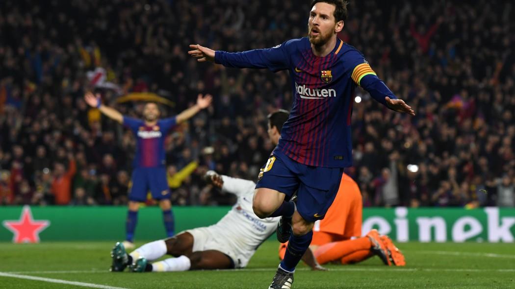Με δύο προσωπικά γκολ και μία ασίστ, ο Λιονέλ Μέσι έφτασε τα 100 τέρματα στο Champions League και οδήγησε την Μπαρτσελόνα εκ του ασφαλούς στο 3-0 επί της Τσέλσι και την πρόκριση στους «8» της διοργάνωσης