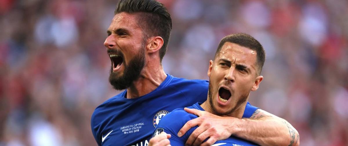 Με πέναλτι του Αζάρ η Τσέλσι επικράτησε 1-0 της Μάντσεστερ Γ. και στέφθηκε κυπελλούχος Αγγλίας