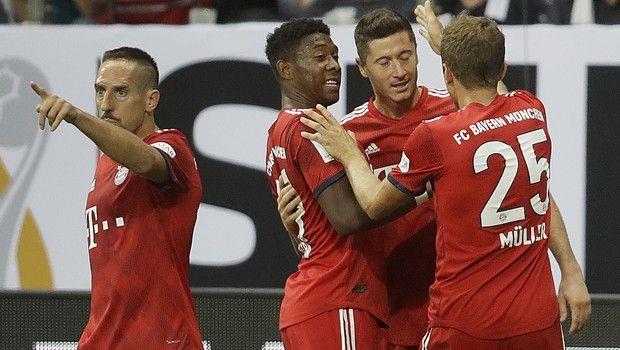 Με τον προπονητή που τη νίκησε στον τελικό κυπέλλου πέρυσι, τον Νίκο Κόβατς, η Μπάγερν πήρε εκδίκηση από την Άιντραχτ Φρανκφούρτης, διαλύοντάς την στο DFL-Supercup