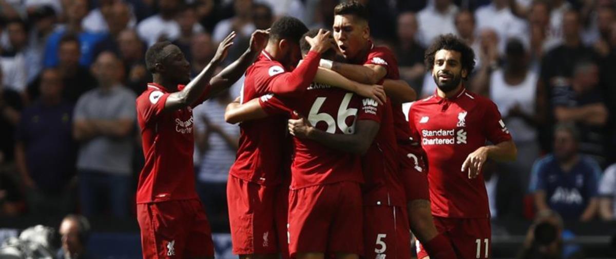 Η Λίβερπουλ κατέβαλε 2-1 την Τότεναμ στο «Ουέμπλεϊ κι έκανε το 5Χ5