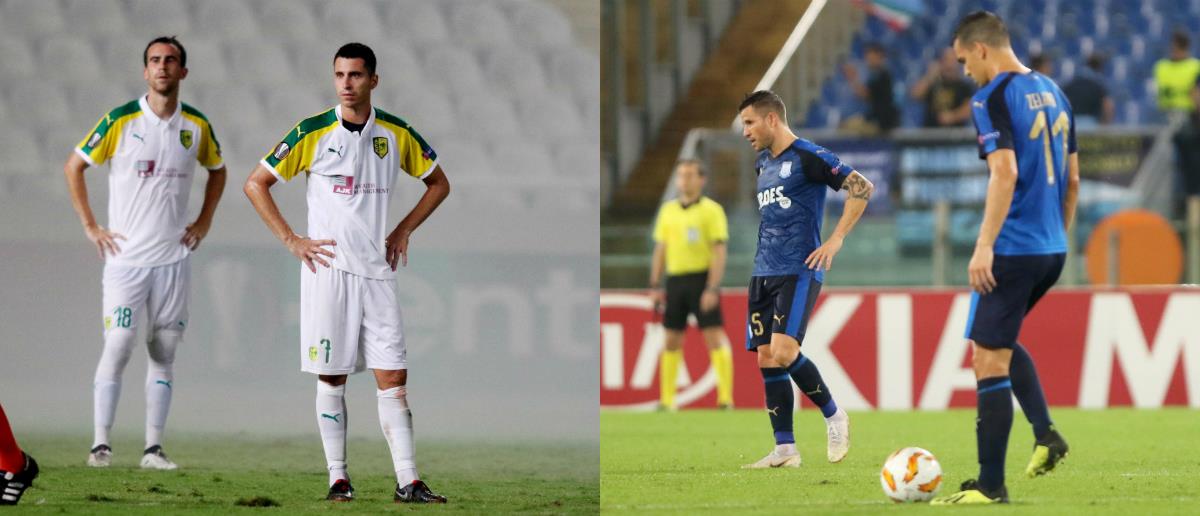 «Κιτρινοπράσινοι» και «κυανόλευκοι» έγραψαν αρνητική ιστορία για την Κύπρο στη φάση των ομίλων