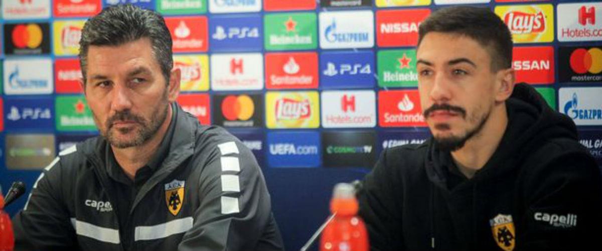 Για την απόλυτη ανάγκη της ΑΕΚ για νίκη επί της Μπενφίκα και για το μάθημα που πήρε η ομάδα από την ήττα από τον Άγιαξ, μίλησε ο Ουζουνίδης στη συνέντευξη Τύπου ενόψει του αγώνα με τους Πορτογάλους