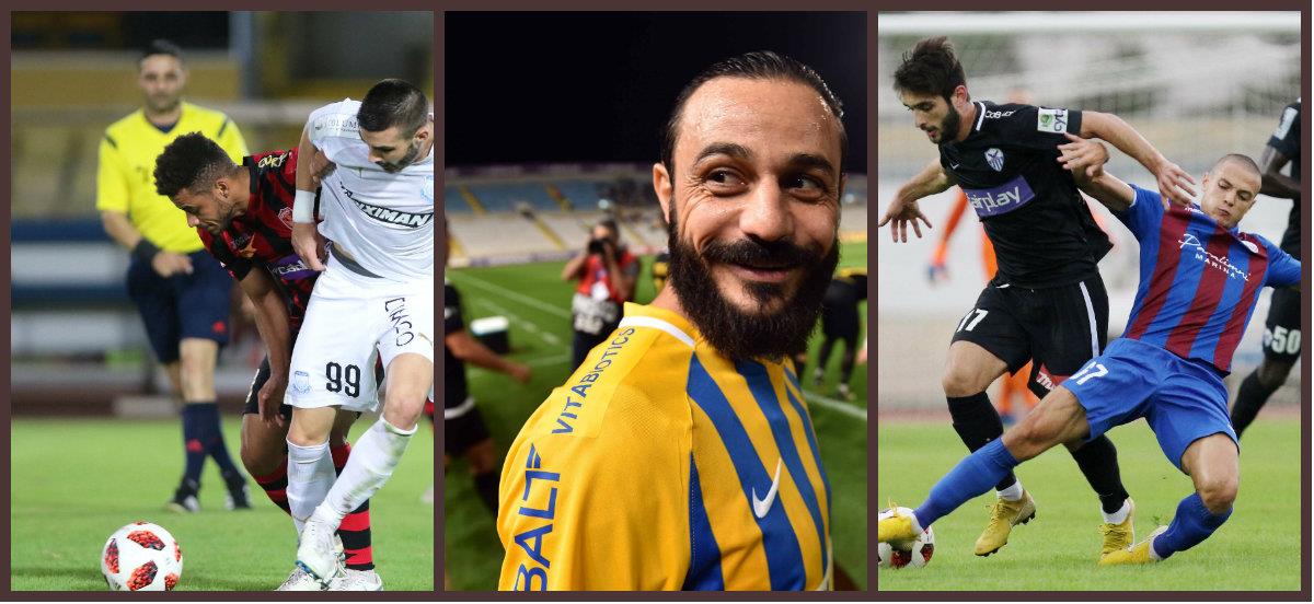 Η ομάδα της Λεμεσού αφαίρεσε το λογότυπο της αεροπορικής εταιρείας, σε αντίθεση με τις άλλες δύο ομάδες