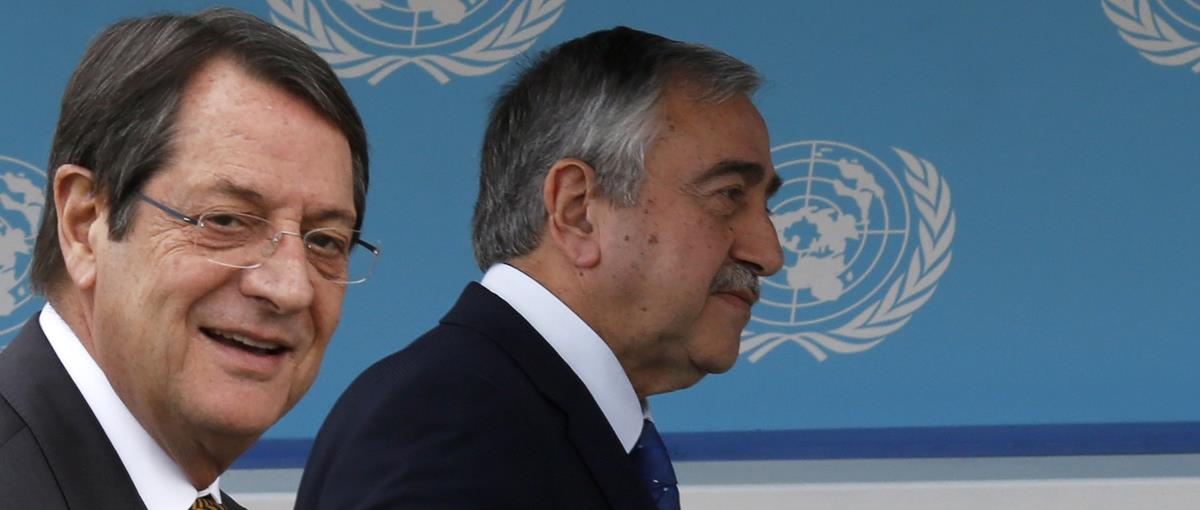 Nicos Anastasiades, Mustafa Akinci, Espen Barth Eide