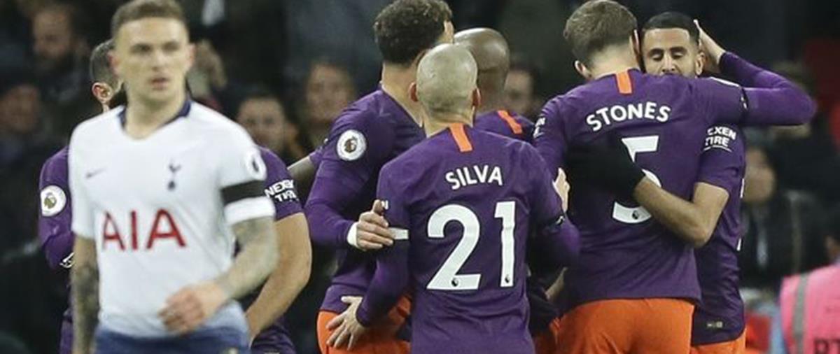 Ένα γκολ στο 6' ήταν αρκετό για τη Μάντσεστερ Σίτι, που κέρδισε με 1-0 την Τότεναμ στο «Ουέμπλεϊ»