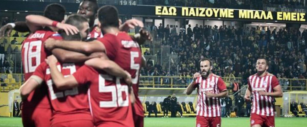 Μετά από ένα εξαιρετικά απαιτητικό 90λεπτο απέναντι στον σκληροτράχηλο Άρη, ο Ολυμπιακός πέρασε νικηφόρα από το «Κλεάνθης Βικελίδης»