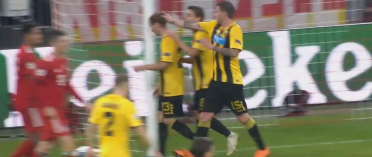 Το σκηνικό έλαβε χώρα λίγο πριν την εκτέλεση ενός κόρνερ της Μπάγερν