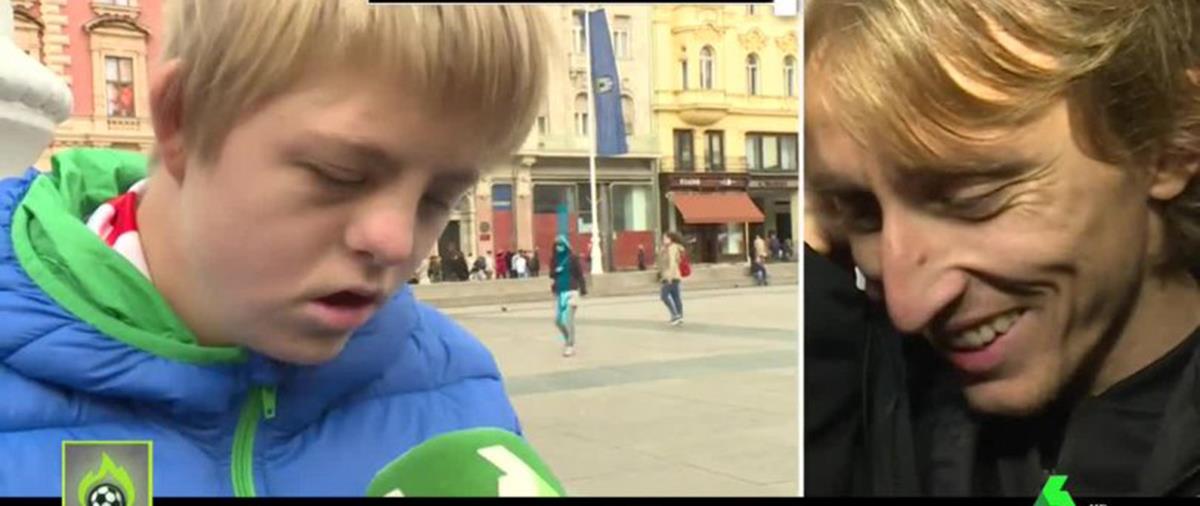 Το είχε πάρει μαζί του στους πανηγυρισμούς μετά το Μουντιάλ κι εκείνο του έστειλε μήνυμα αγάπης