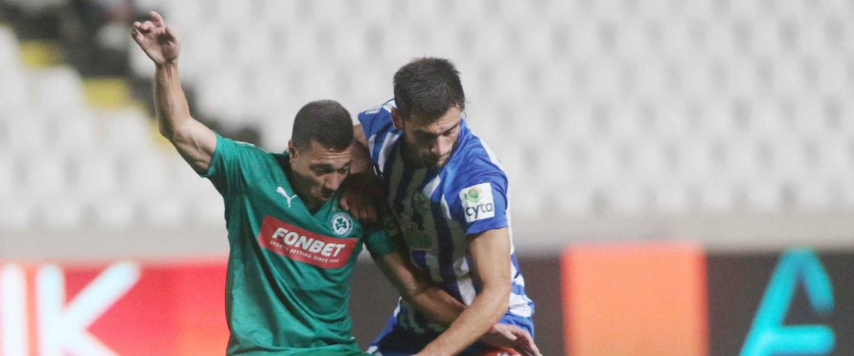 Aπό πλευράς των πρασίνων σκόραρε ο Ραμίρεζ και για λογαριασμό της ομάδας της Αμμοχώστου ο Ντουγκλάο