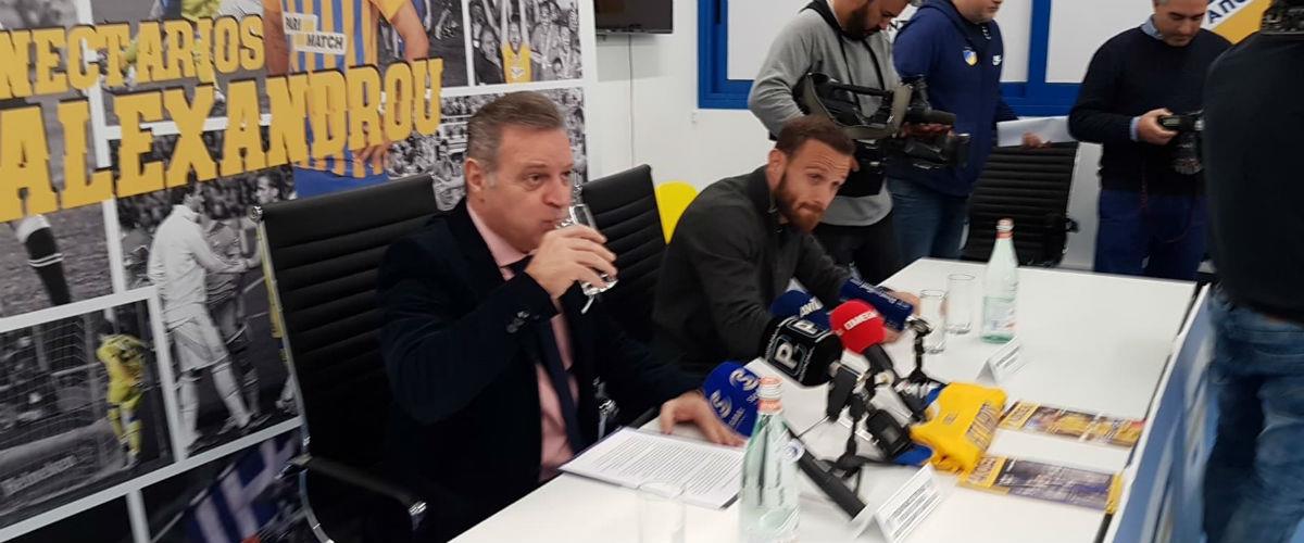 Η ατάκα του προέδρου του ΑΠΟΕΛ για τα επιτεύγματα του Νεκτάριου Αλεξάνδρου στους γαλαζοκιτρίνους