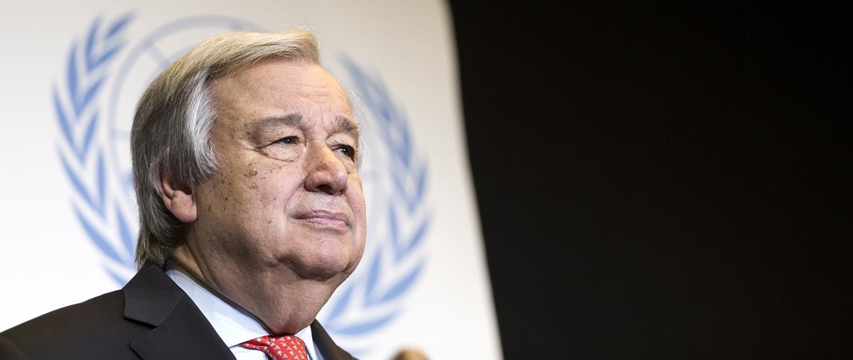 UN Secretary General Antonio Guterres presents disarmament agenda