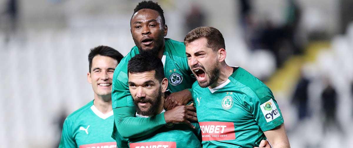 Με μπροστάρηδες Κολοβό και Μαυρία το «τριφύλλι» επικράτησε 3-1 της Νέας Σαλαμίνας