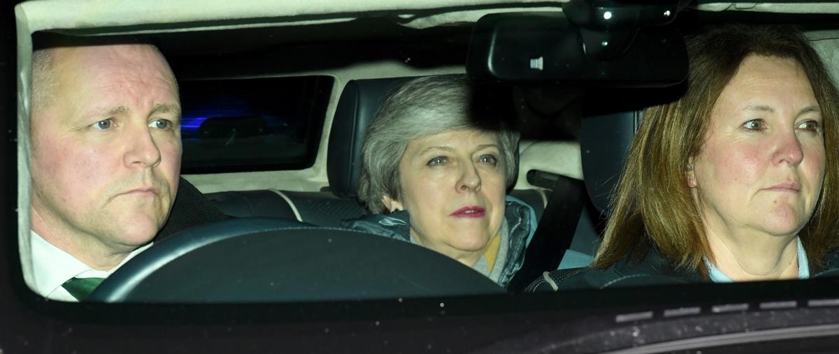 British MPs voted on PM May's amended Brexit deal