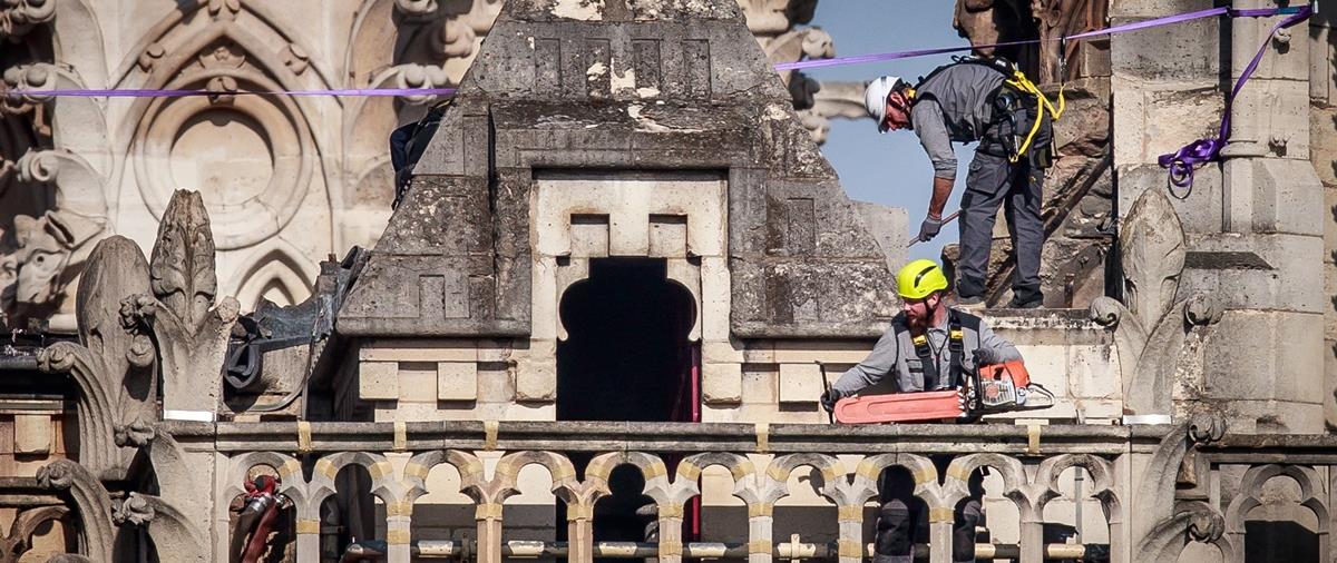 Cathedral of Notre-Dame of Paris fire aftermath