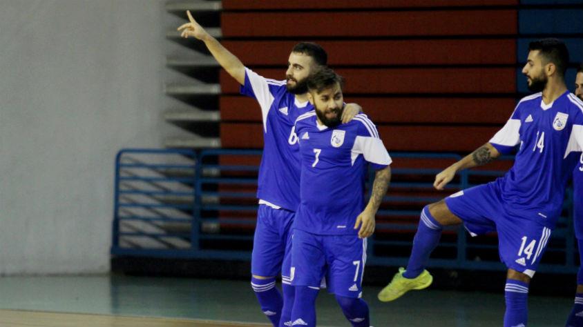 Ο Μάρκος Ιωάννου πέτυχε τα τρία τέρματα της ομάδας μας

