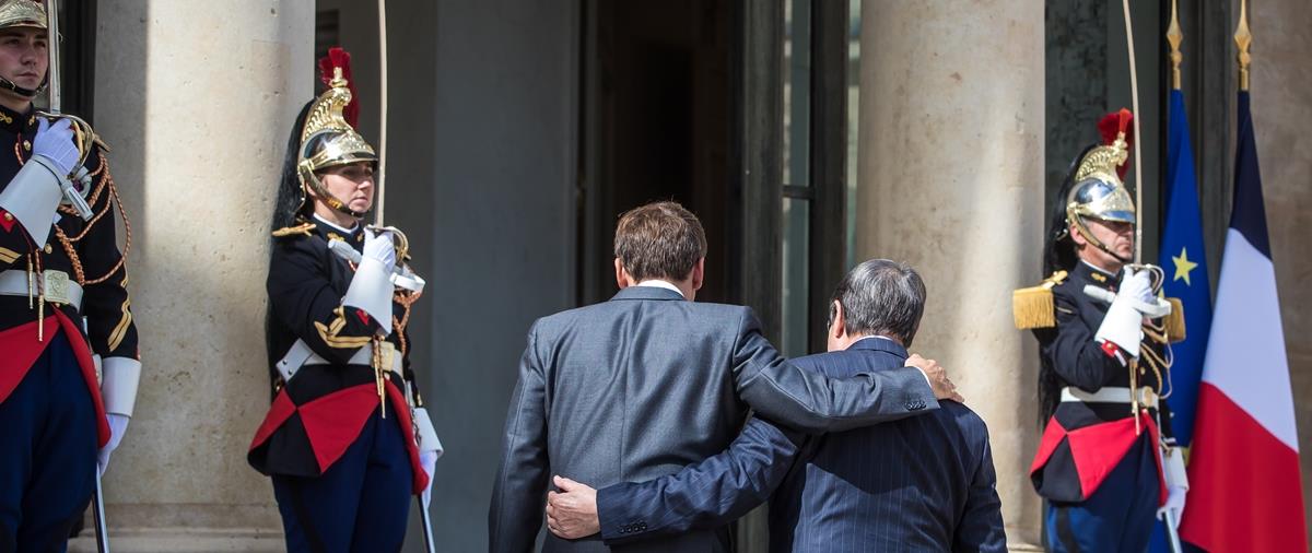 President of Cyprus Nikos Anastasiades in Paris