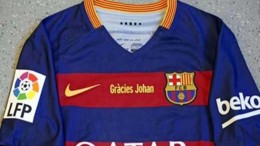 Εκτός από το κορεό που θα κοσμήσει το "Camp Nou" στο clasico με τη Ρεάλ Μαδρίτης, η Μπαρσελόνα θα τιμήσει τη μνήμη του Γιόχαν Κρόιφ και στις εμφανίσεις των ποδοσφαιριστών.