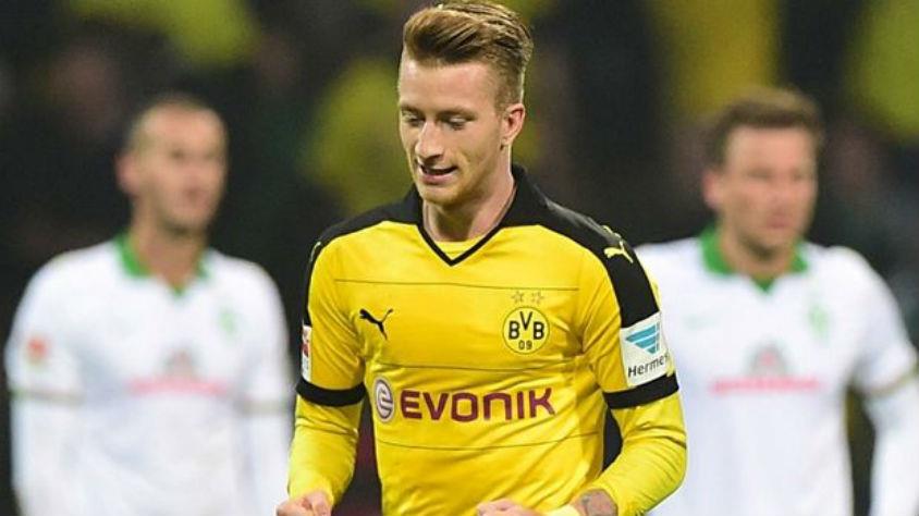 Με δύο γκολ του Μάρκο Ρόις η Ντόρτμουντ νίκησε 3-1 την Βέρντερ στην Βρέμη και μείωσε την απόσταση από την Μπάγερν στους 5 βαθμούς