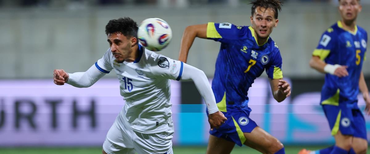 «Ηρωική» ανατροπή και Ισοπαλία (2-2) Κύπρου απέναντι στη Βοσνία στις καθυστερήσεις «Ηρωική» ανατροπή και Ισοπαλία (2-2) Κύπρου απέναντι στη Βοσνία στις καθυστερήσεις