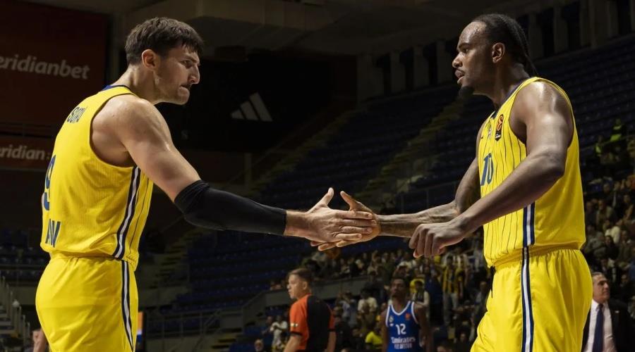 Η βαθμολογία της EuroLeague μετά την οριακή νίκη της Μακάμπι επί της Ρεάλ