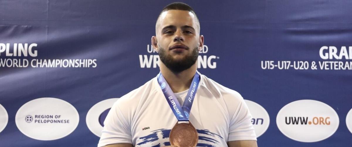 Χάλκινο στα 92 κιλά του Grappling No Gi στο Παγκόσμιο Πρωτάθλημα U20 ο Χρήστος Σέρμιας Χάλκινο στα 92 κιλά του Grappling No Gi στο Παγκόσμιο Πρωτάθλημα U20 ο Χρήστος Σέρμιας