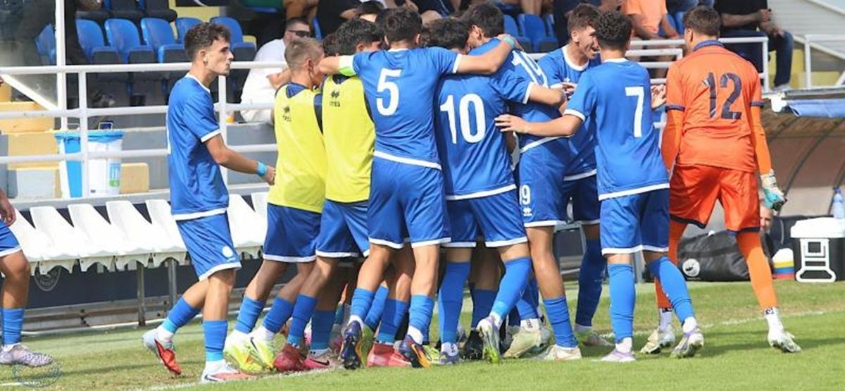 Νίκη, πρώτη θέση και πρόκριση για την Εθνική Παίδων Κ-17