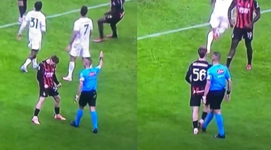 Ο ρέφερι του Μίλαν-Ρόμα φέρεται να κλώτσησε τον Σαλεμέκερες που πανηγύρισε μπροστά του