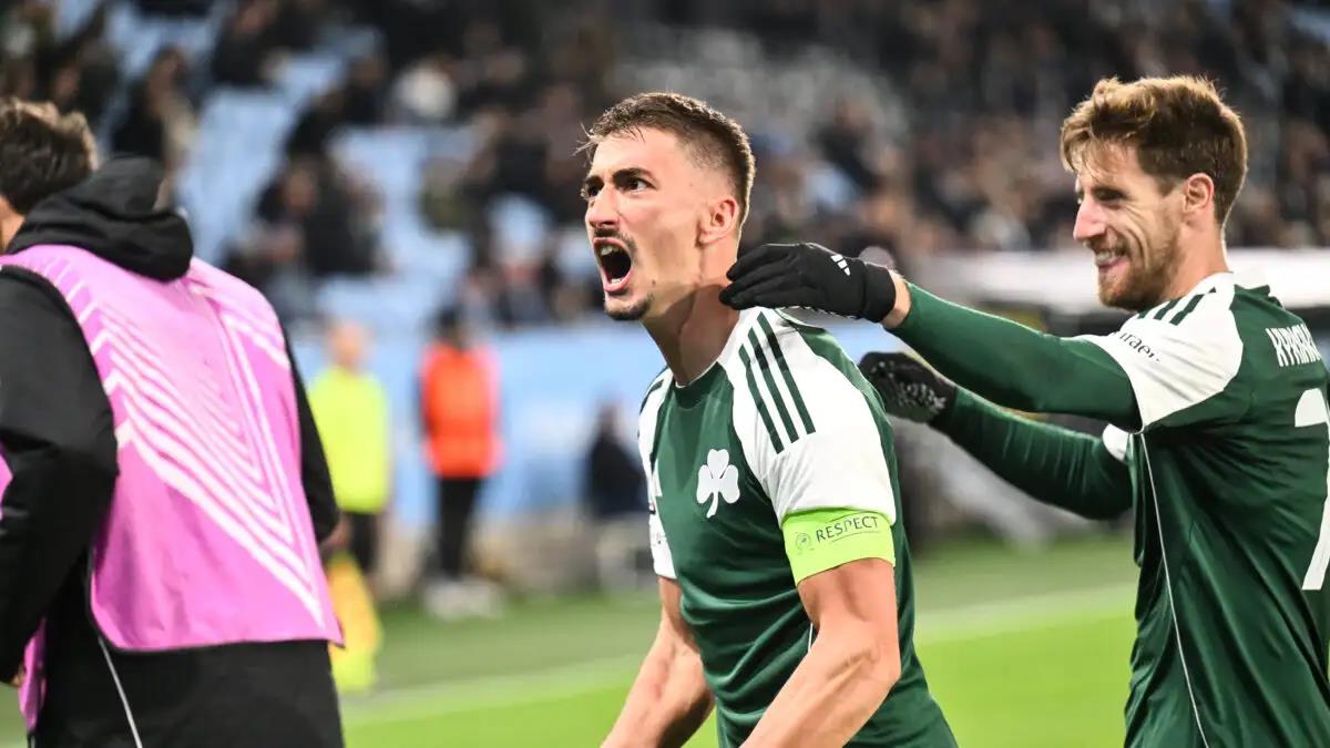 «Χρυσό» διπλό του Παναθηναϊκού στο Μάλμε με υπέροχο γκολ του Τζούριτσιτς