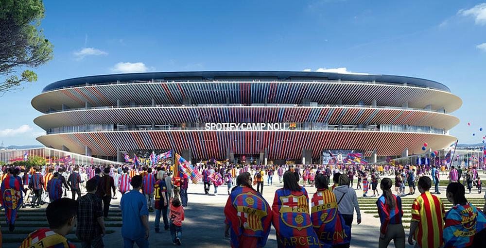 Πρώτη ανοιχτή προπόνηση στο νέο Καμπ Νου με 22.000 κόσμο για την Μπαρτσελόνα