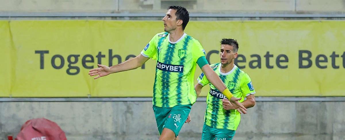 Kέρδισε την Ομόνοια Αραδίππου με χρυσό γκολ του Μιλίτσεβιτς η ΑΕΚ