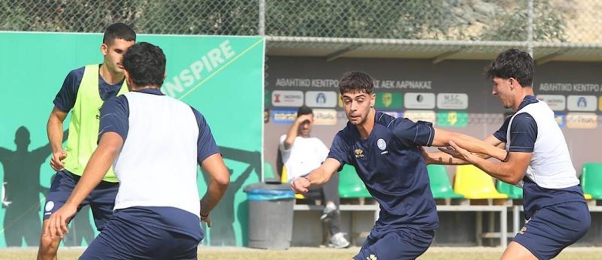 Ολοκληρώνεται η προετοιμασία της Εθνικής Ελπίδων για τον αγώνα με το Κόσοβο