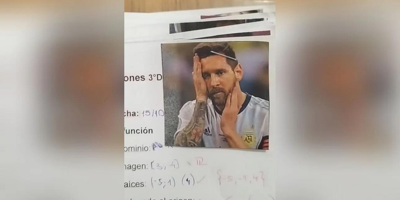 Kαθηγήτρια στην Αργεντινή βρήκε πρωτότυπο τρόπο να βαθμολογεί τα γραπτά-Βάζει φωτογραφίες του Μέσι
