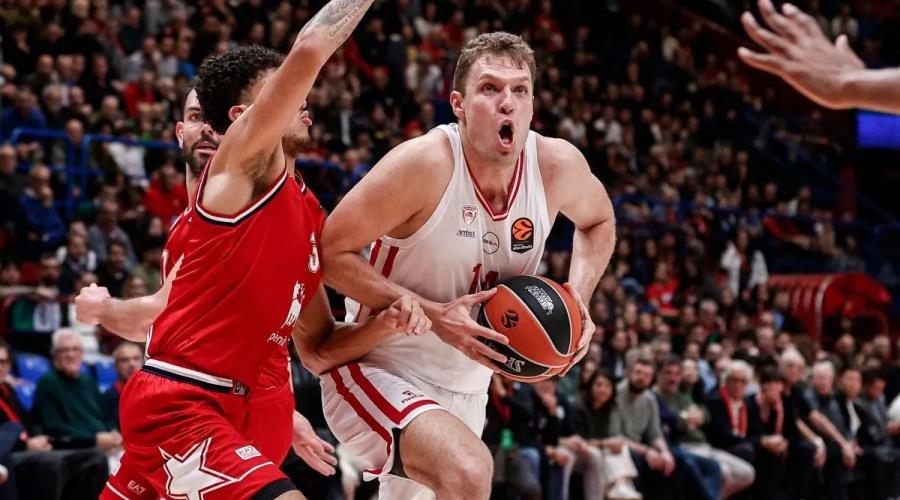 Ήττα σοκ από την αποδεκατισμένη Αρμάνι Μιλάνο για τον Ολυμπιακό