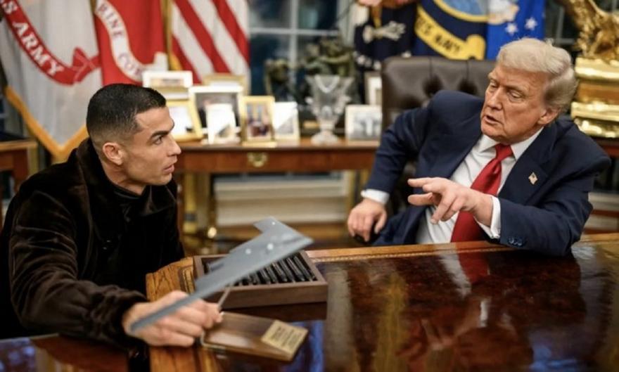 Το μήνυμα του Κριστιάνο Ρονάλντο μετά τη συνάντηση με τον Τραμπ-«Εμπνέουμε τις νέες γενιές»