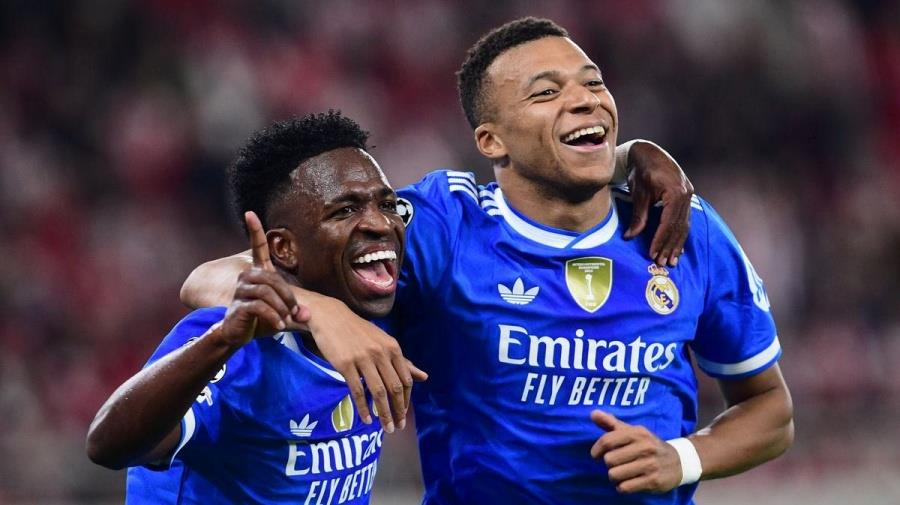 Αυτά είναι τα εντυπωσιακά νούμερα των Εμπαπέ-Βινίσιους στη μαγική βραδιά τους κόντρα στον Ολυμπιακό