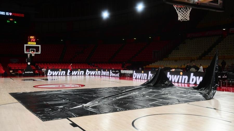 Αναβλήθηκε λόγω της κακοκαιρίας το παιχνίδι του Ολυμπιακού με τη Φενέρ στο ΣΕΦ