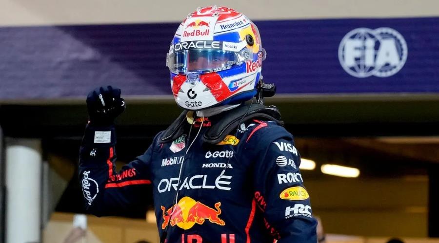 Ένας διαστημικός Φερστάπεν στην πολ ποζίσιον του Άμπου Ντάμπι ενόψει της μάχης του τίτλου