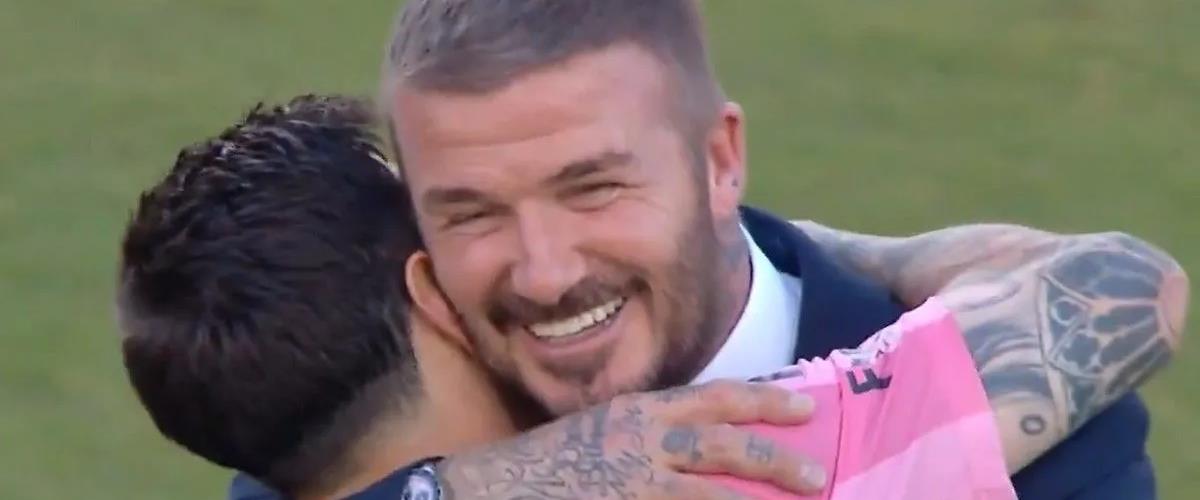 Μπέκαμ και Μέσι πανηγύρισαν μαζί τον τίτλο στο MLS Cup με θερμή αγκαλιά