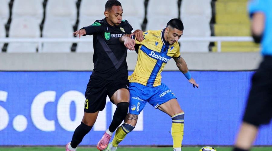 Κόλλησε στο 0-0 ο ΑΠΟΕΛ στον αγώνα με την Freedom 24 Krasava ΕΝΥ-Αποβλήθηκε ο Λαΐφη