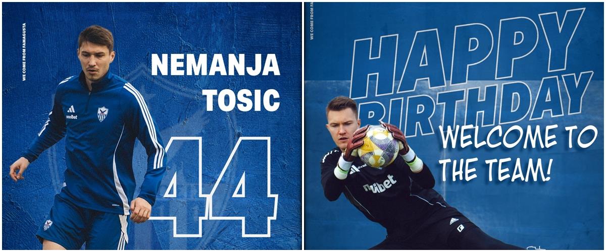 Ανακοίνωσε Τόσιτς και Κάρλστρομ η Ανόρθωση