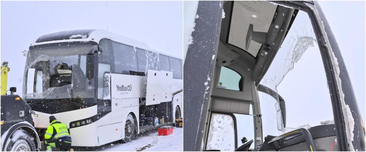 Επί δύο ώρες στους -19 βαθμούς Κελσίου προσπαθούσαν τα σωστικά συνεργεία να απεγκλωβίσουν την αποστολή της Εθνικής Κύπρου Χάντμπολ