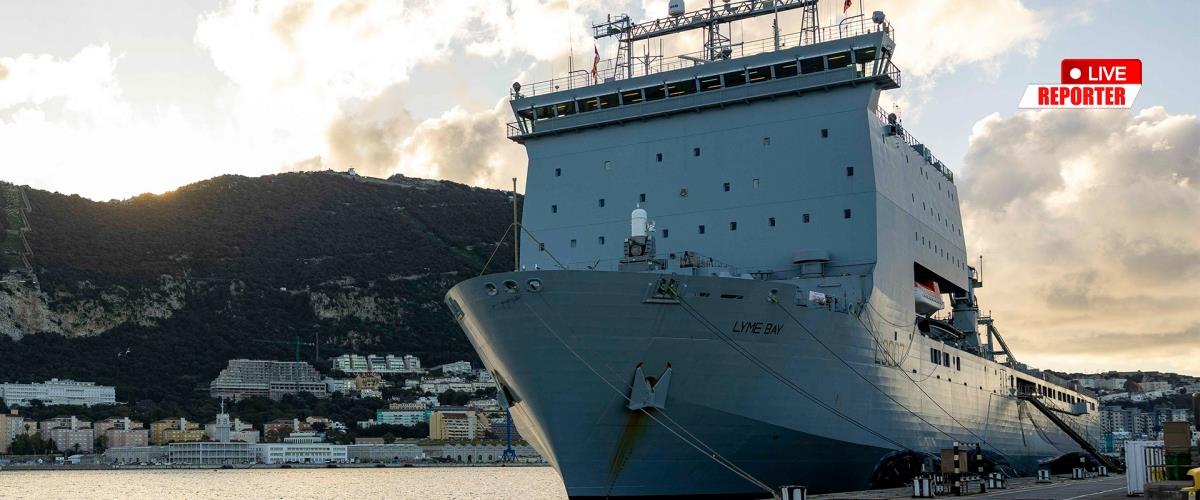 5428935368521893 11032026 RFA Lyme Bay being brought to heightened readiness at HMNB Gibraltar CREDIT MOD