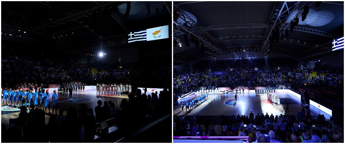 Συγκλονιστική και ιστορική στιγμή στο Σπύρος Κυπριανού-Η στιγμή της ανάκρουσης του Εθνικού Ύμνου για το Κύπρος-Ελλάδα Συγκλονιστική και ιστορική στιγμή στο Σπύρος Κυπριανού-Η στιγμή της ανάκρουσης του Εθνικού Ύμνου για το Κύπρος-Ελλάδα