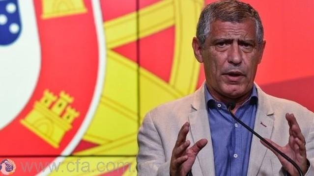 Ο προπονητής της Εθνικής Πορτογαλίας Φερνάντο Σάντος.

